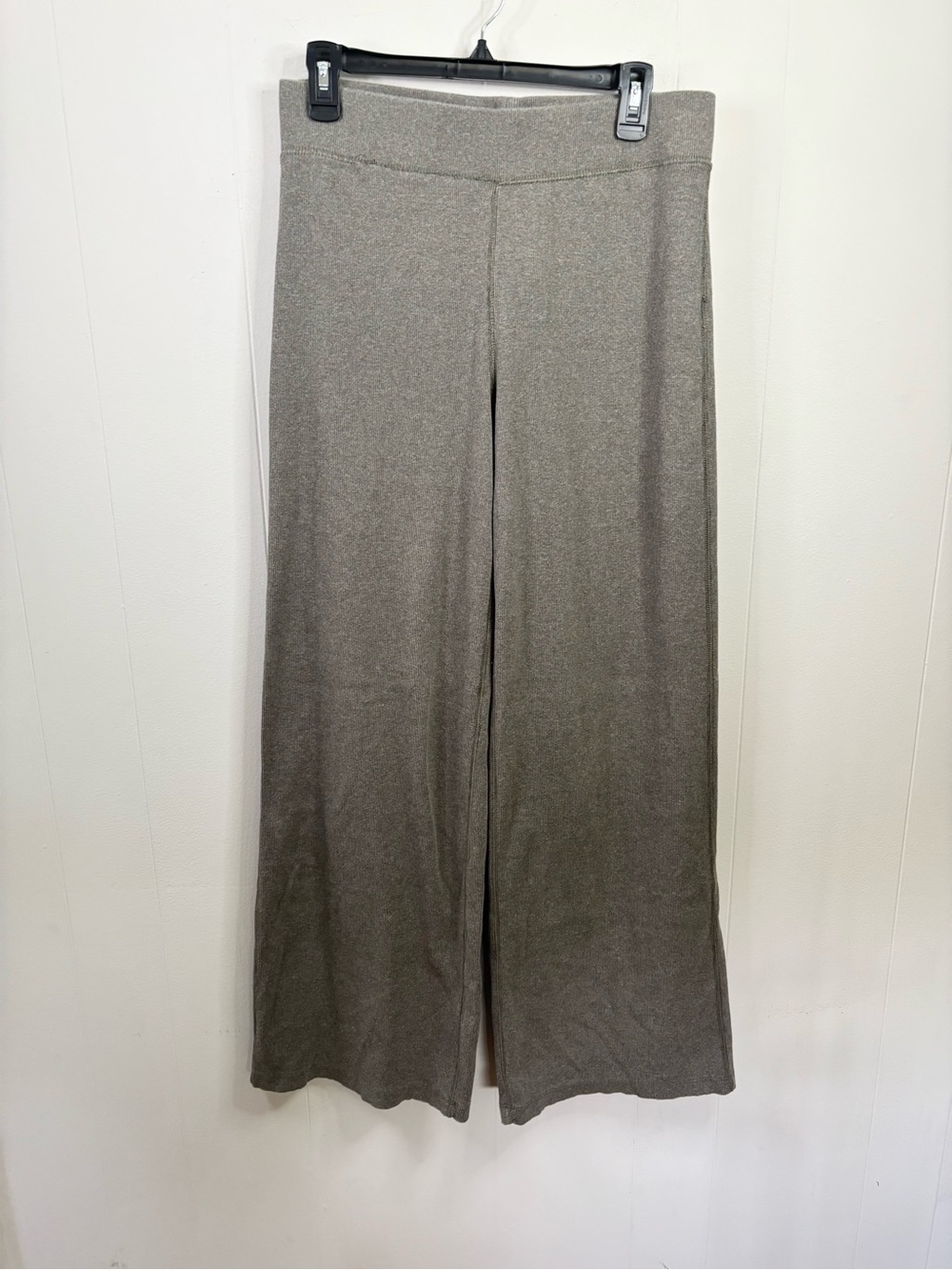 Buck Mason surplus rib weekender pant wide leg pull on cotton L new marled moss - Picture 2 of 5